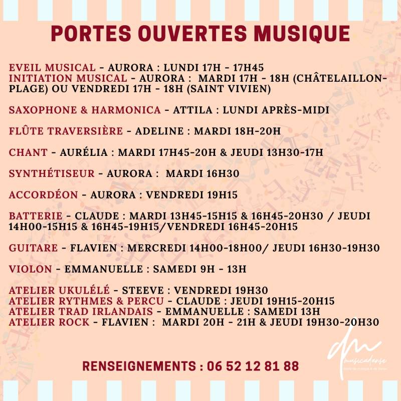 Portes Ouvertes Musique : Entrez dans les coulisses de notre école