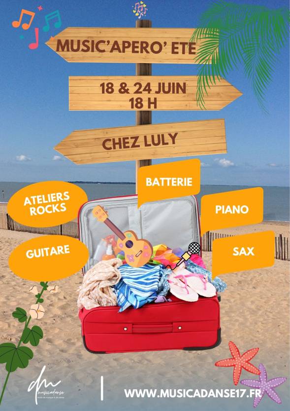 MUSIC'APERO'ETE : C'EST BIENTÔT LE GRAND DEPART EN MUSIQUE !
