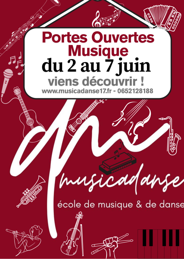 Portes Ouvertes Musique du 2 au 7 juin