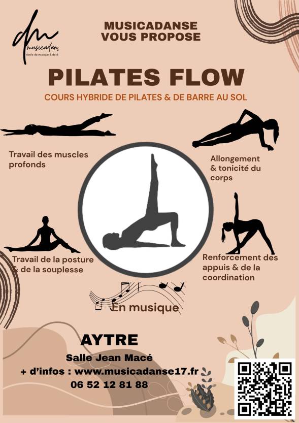 PILATES FLOW : SEMAINE PORTES OUVERTES LUNDI  29/06/2026 à AYTRÉ