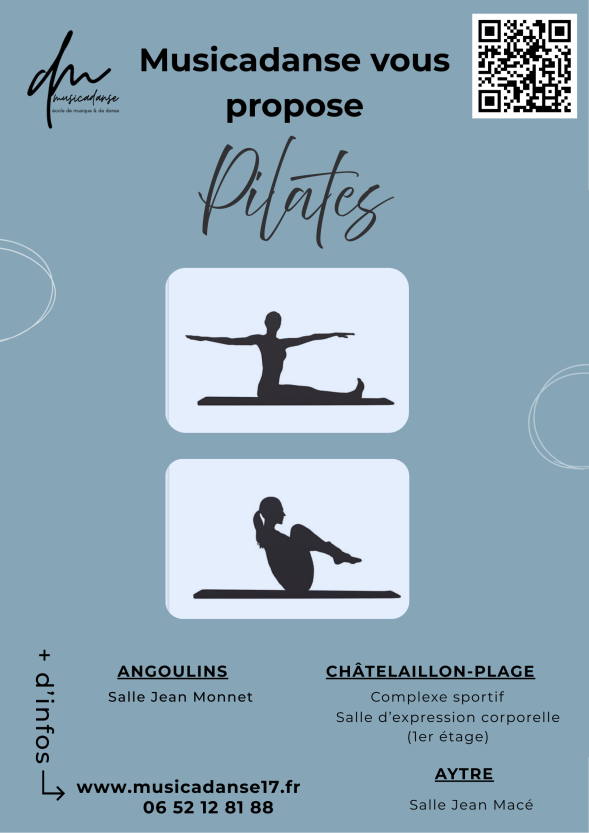 PILATES :  SEMAINE PORTES OUVERTES DU 29/06/2026 AU 03/07/2026