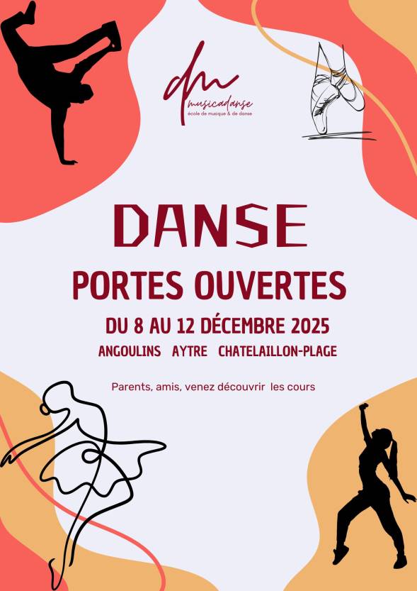 Venez (Re)Découvrir la Danse : Semaine Portes Ouvertes Musicadanse du 8 au 12 Décembre 2025 !